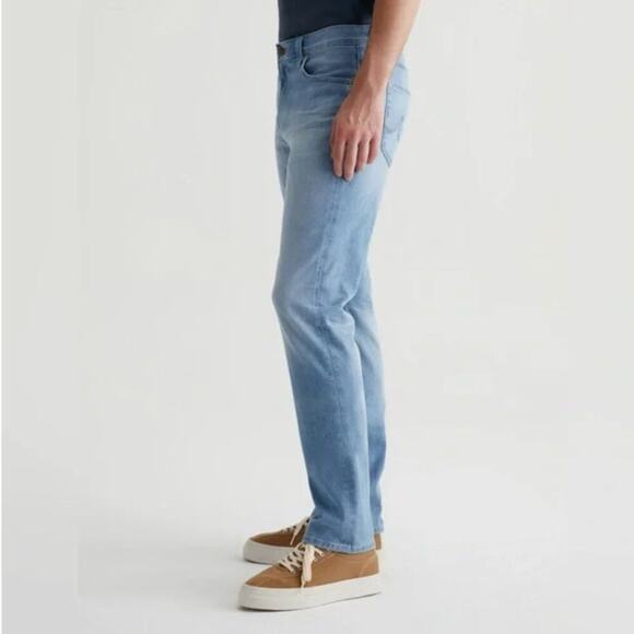 AG Adriano Goldschmied Everett Slim Straight Jeans Men's Size 36 32 Medium Wash - Picture 3 of 16